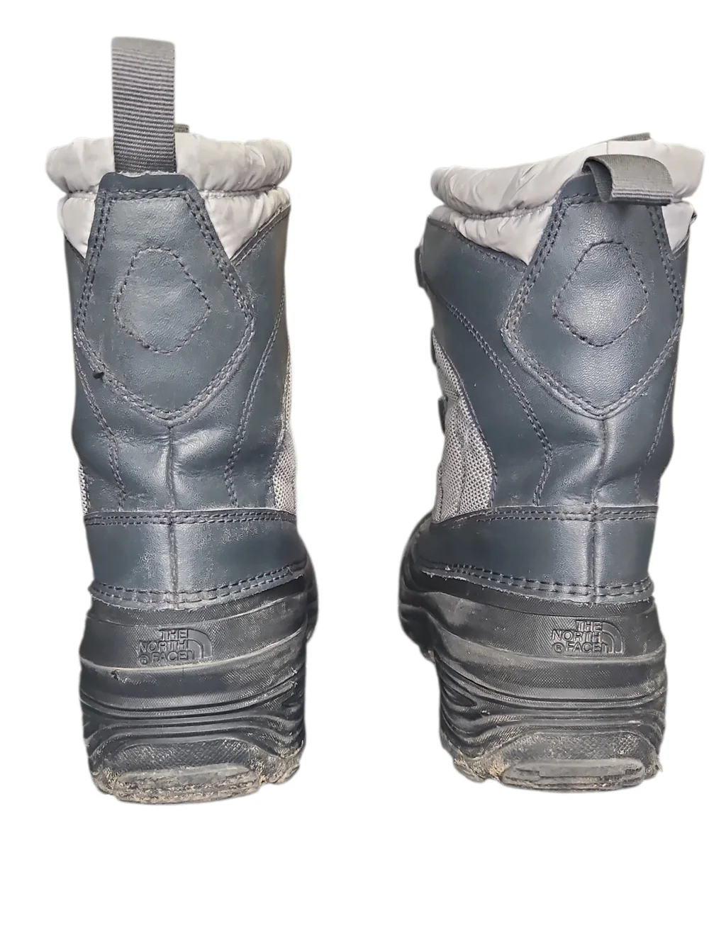 The North Face Alpenglow Kids Gray Winter Snow Boots Size 3